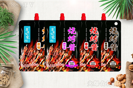 草原人家烧烤酱,色香味俱全,让你过足烤肉瘾!