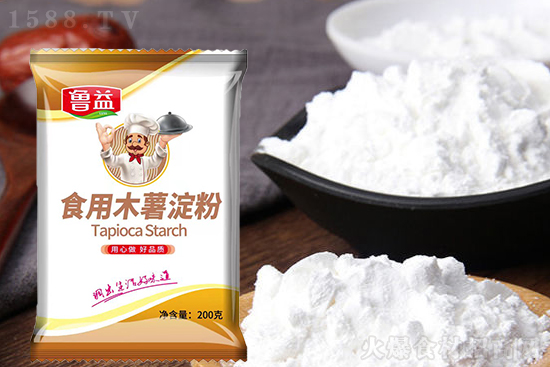 鲁益食用木薯淀粉,细腻有光泽,美食好帮手!