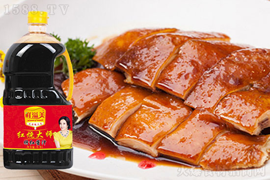鲜溢美红烧大师特红酱汁,滴滴醇厚,令人垂涎!