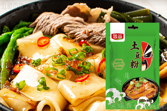 鲁益土豆粉,Q弹软糯,美味劲道!