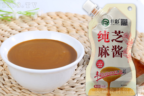 丰彩纯芝麻酱,营养价值高,细腻香醇!