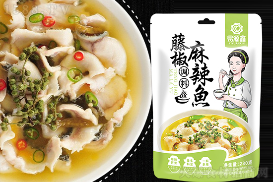 易源鑫藤椒麻辣鱼调料,麻辣开胃,量多料足!