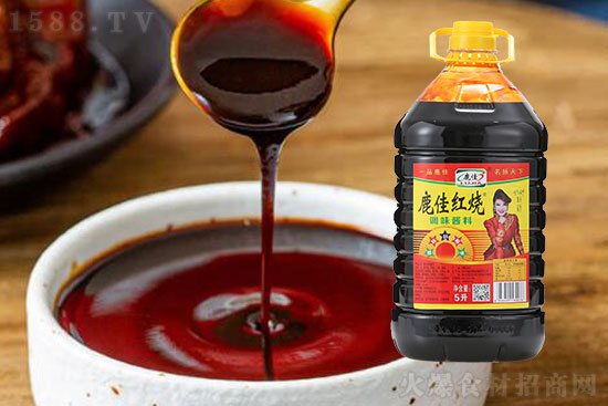 鹿佳红烧复合调味酱料,精选原料,醇厚够色!