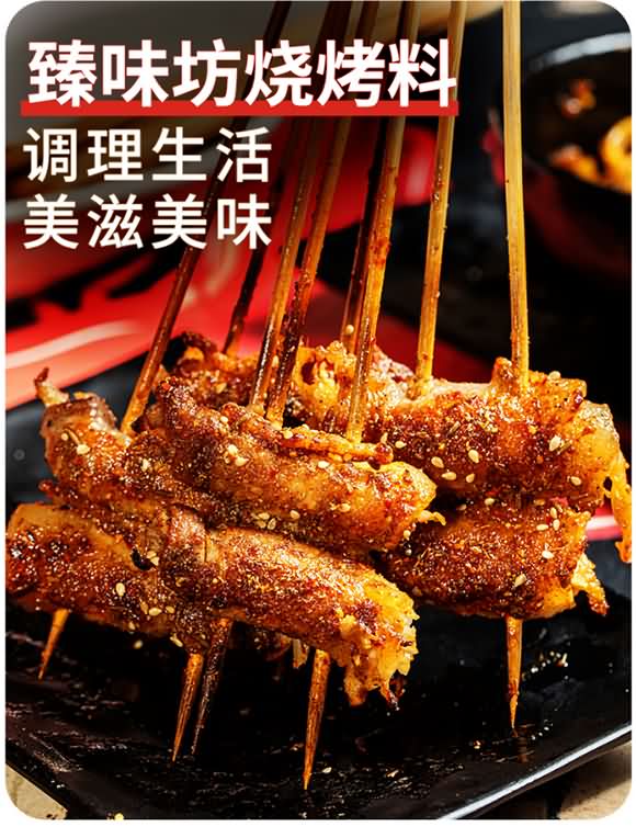 臻味坊 烧烤料 调味料 调味品 厨房用料 佐料 250克