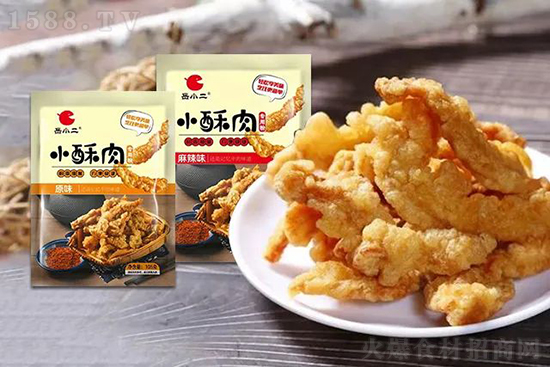 岳小二小酥肉专用粉,让炸酥肉如此简单!