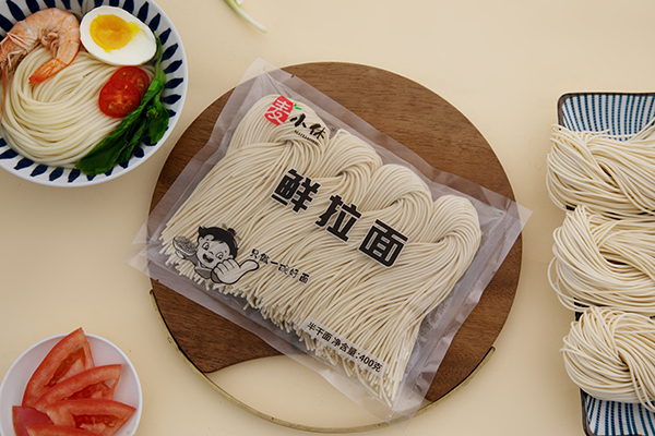 麦小休 鲜拉面400克 半干面1