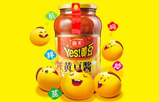 海天辣黄豆酱