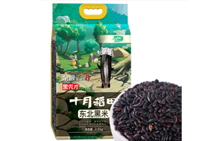 十月稻田东北黑米